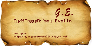 Gyöngyössy Evelin névjegykártya