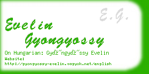 evelin gyongyossy business card